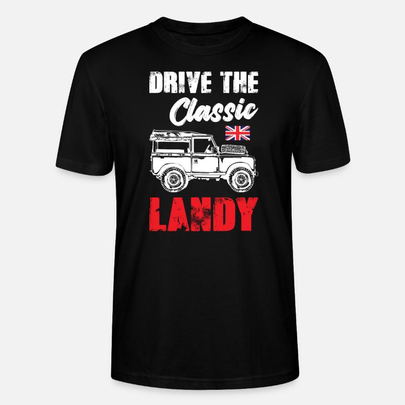 Conduisez le Landy classique - T-shirt bio CRAFTER Stanley Stella Unisexe - noir