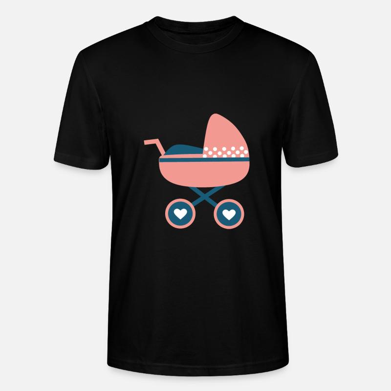 Cadeaux de naissance pour bébé - T-shirt bio CRAFTER Stanley Stella Unisexe - noir