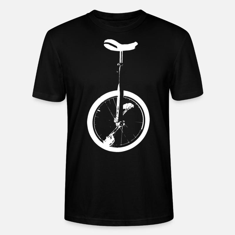 Einrad - Stanley/Stella Unisex Bio-T-Shirt CRAFTER - Schwarz
