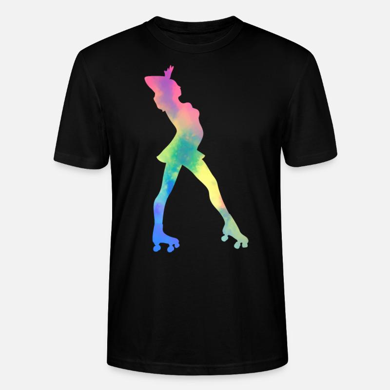 Mädchen Rollerblading Inline Skating Rollerblading - Stanley/Stella Unisex Bio-T-Shirt CRAFTER - Schwarz
