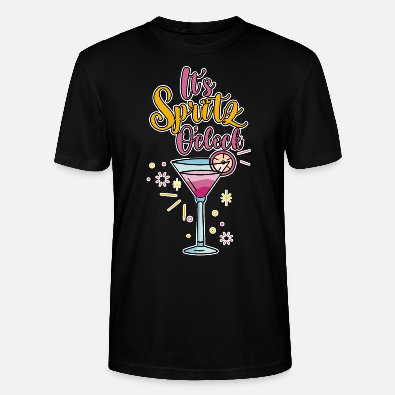 C’est Spritz O’clock 4 - T-shirt bio CRAFTER Stanley Stella Unisexe - noir
