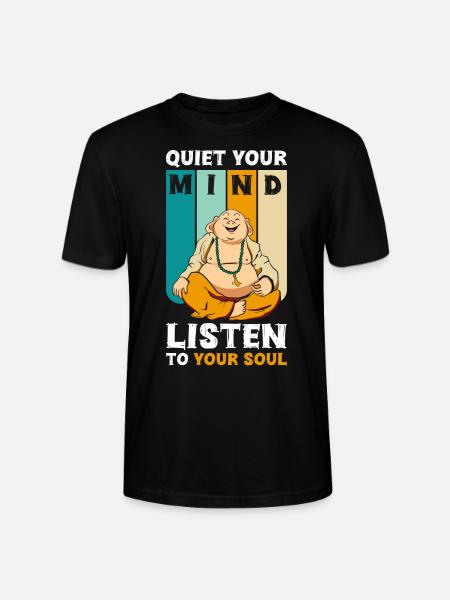 Relaxation Om Spiritual Awareness - Stanley/Stella CRAFTER Unisex Organic T-Shirt - black