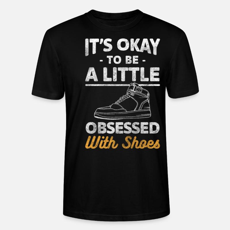 Schuhe Ehefrau Sneaker Kaufsucht - Stanley/Stella Unisex Bio-T-Shirt CRAFTER - Schwarz