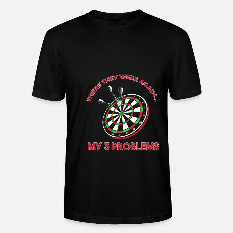 Dart Dartboard Dartpfeil - Stanley/Stella Unisex Bio-T-Shirt CRAFTER - Schwarz