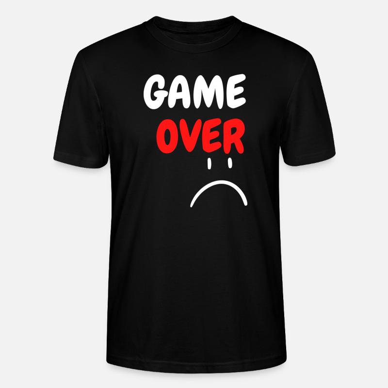 Game Over - Stanley/Stella Unisex Bio-T-Shirt CRAFTER - Schwarz