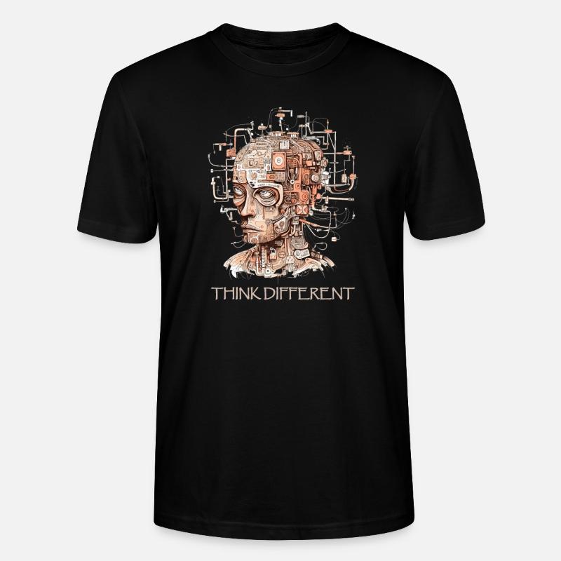 Penser différemment - T-shirt bio CRAFTER Stanley Stella Unisexe - noir