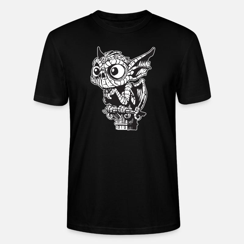 Gargoyle - T-shirt bio CRAFTER Stanley Stella Unisexe - noir