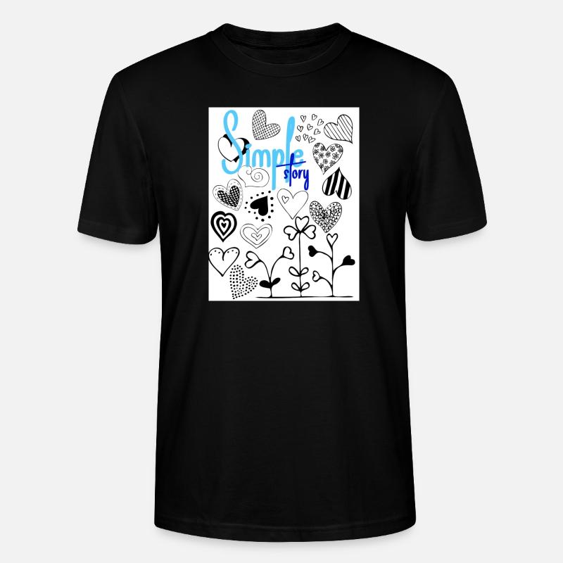 Einfache Geschichte. - Stanley/Stella Unisex Bio-T-Shirt CRAFTER - Schwarz