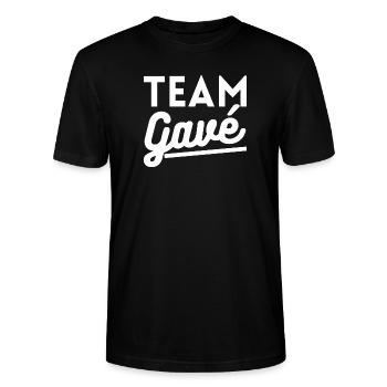 Team gavé. t-shirt bordeaux - T-shirt bio CRAFTER Stanley Stella Unisexe - noir - Devant - Alina (178cm) & Michal (187cm)