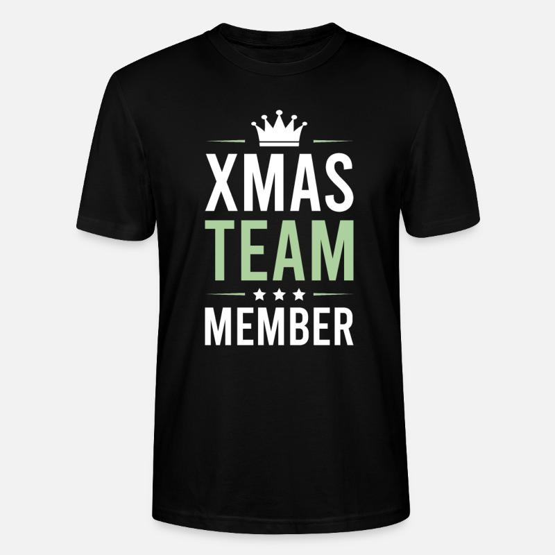 L’équipe de Noël - T-shirt bio CRAFTER Stanley Stella Unisexe - noir