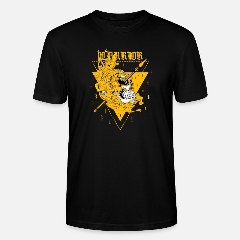 Der Krieger - Stanley/Stella Unisex Bio-T-Shirt CRAFTER - Schwarz