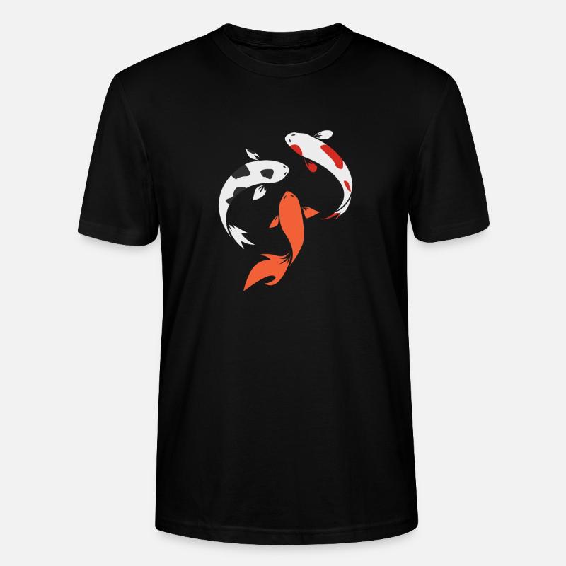 Koi - Stanley/Stella Unisex Bio-T-Shirt CRAFTER - Schwarz