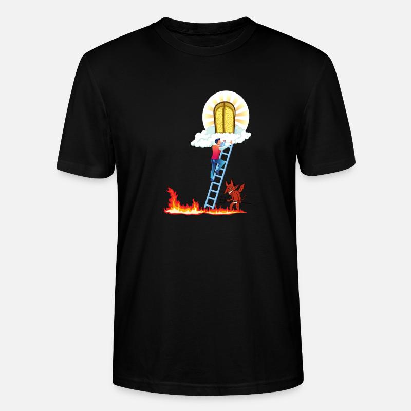 Himmel oder Hölle - Stanley/Stella Unisex Bio-T-Shirt CRAFTER - Schwarz
