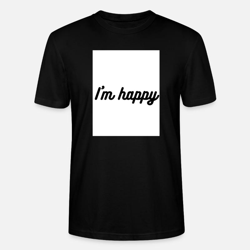 Positive Einstellung - Stanley/Stella Unisex Bio-T-Shirt CRAFTER - Schwarz