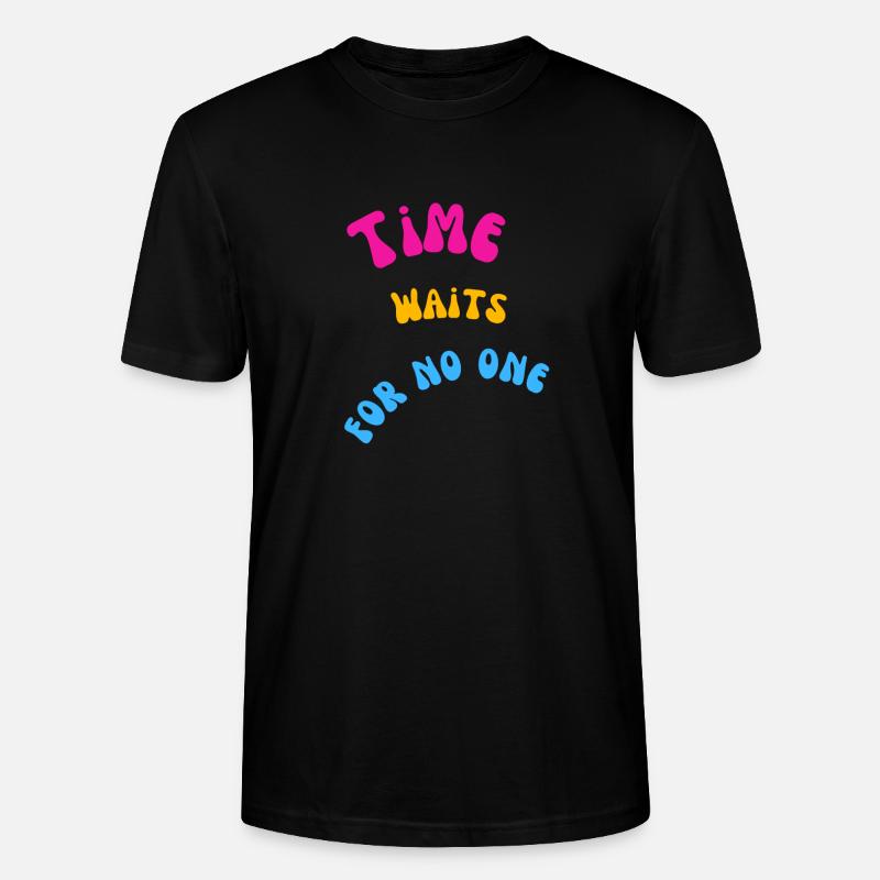 Time - Stanley/Stella Unisex Bio-T-Shirt CRAFTER - Schwarz