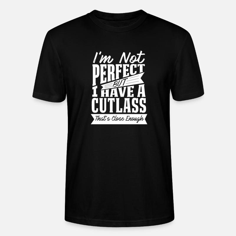 PERFEKT MIT CUTLASS AUTO - Stanley/Stella Unisex Bio-T-Shirt CRAFTER - Schwarz