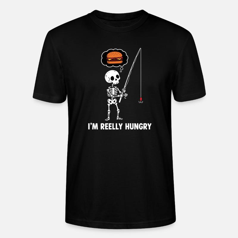 Ich bin hungrig - Stanley/Stella Unisex Bio-T-Shirt CRAFTER - Schwarz