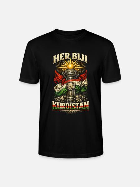 Her Biji Kurdistan Kurde Kurden - Stanley/Stella Unisex Bio-T-Shirt CRAFTER - Schwarz