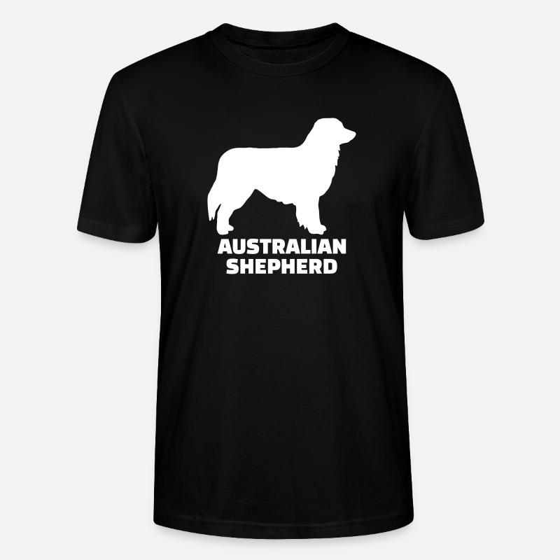 Australian Shepherd - Stanley/Stella Unisex Bio-T-Shirt CRAFTER - Schwarz