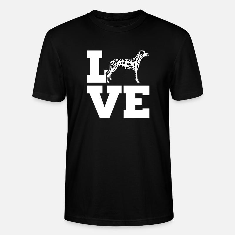 Dalmatiner - Stanley/Stella Unisex Bio-T-Shirt CRAFTER - Schwarz