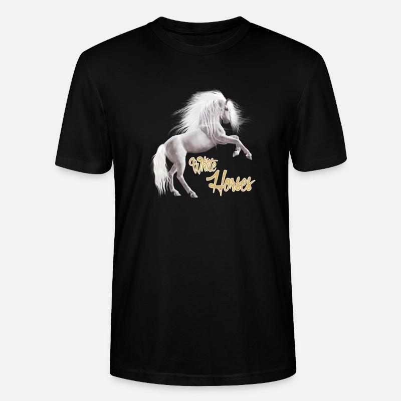 Cheval Blanc - T-shirt bio CRAFTER Stanley Stella Unisexe - noir