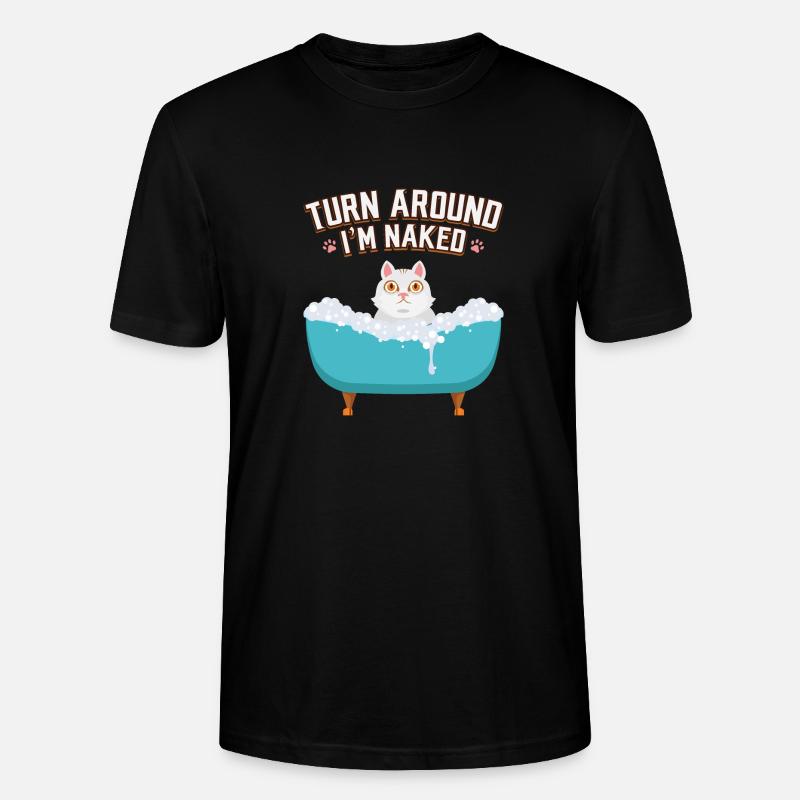 Cadeau de douche Meow - T-shirt bio CRAFTER Stanley Stella Unisexe - noir