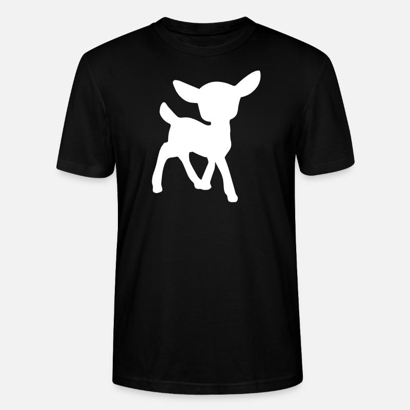 Rehkitz - Stanley/Stella Unisex Bio-T-Shirt CRAFTER - Schwarz