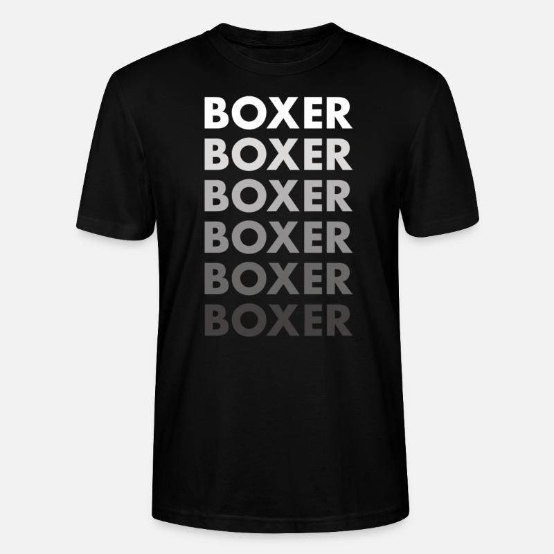 Boxer - Stanley/Stella Unisex Bio-T-Shirt CRAFTER - Schwarz