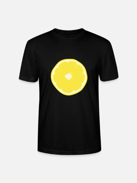 Lemon - Stanley/Stella CRAFTER Unisex Organic T-Shirt - black