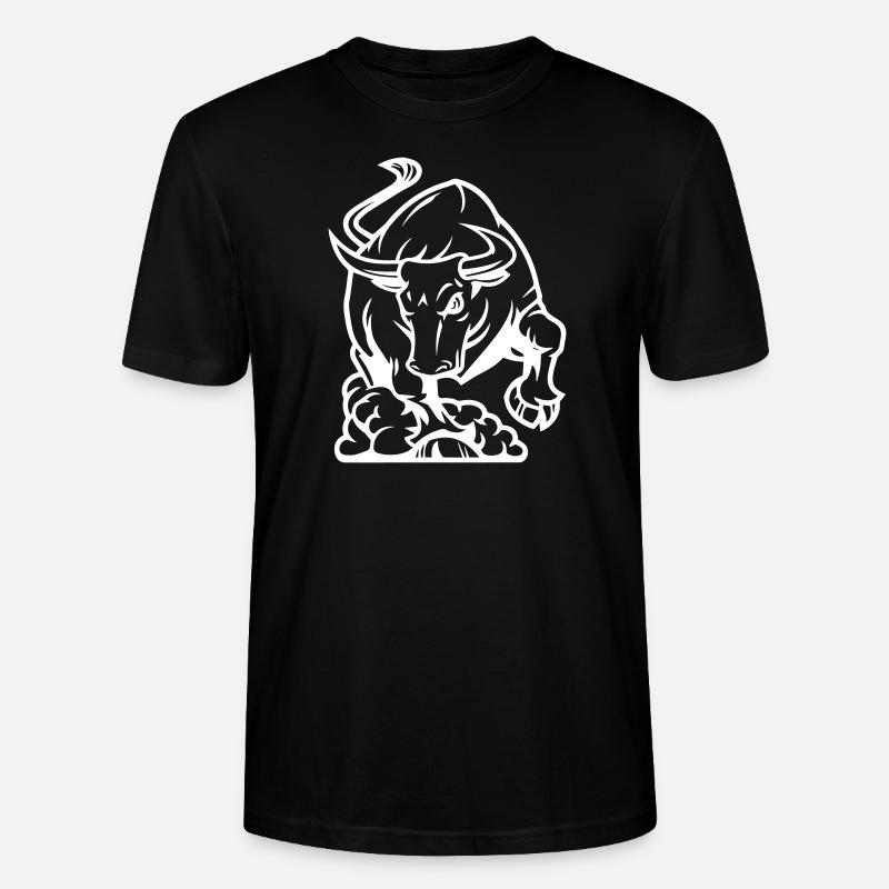 stier - Stanley/Stella Unisex Bio-T-Shirt CRAFTER - Schwarz