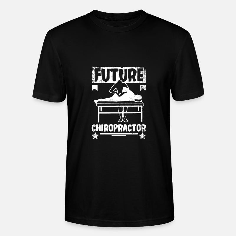 Future Chiropractor - Stanley/Stella CRAFTER Unisex Organic T-Shirt - black