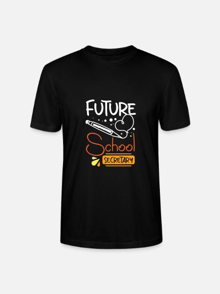 Future school secretary - Stanley/Stella CRAFTER Unisex Organic T-Shirt - black