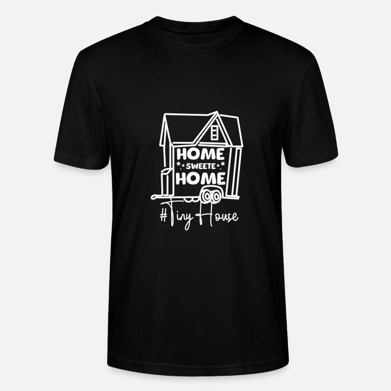 Maison douce maison tiny house - T-shirt bio CRAFTER Stanley Stella Unisexe - noir