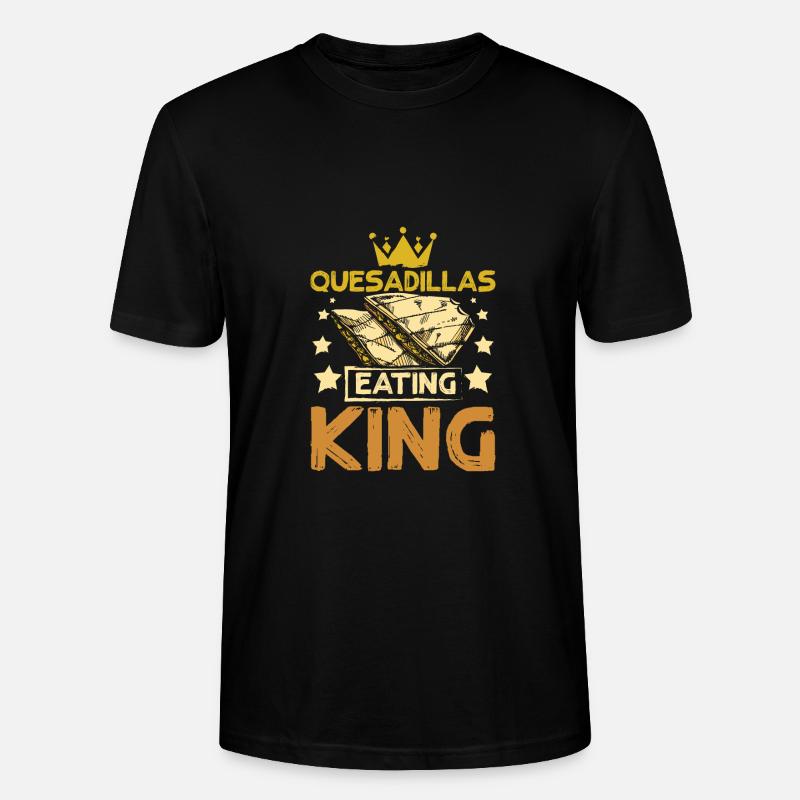 Quesadillas mangeant roi - T-shirt bio CRAFTER Stanley Stella Unisexe - noir