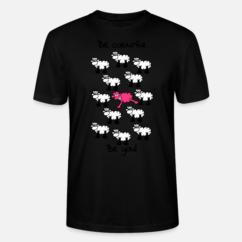 be different - be colourful - Stanley/Stella Unisex Bio-T-Shirt CRAFTER - Schwarz