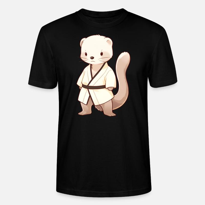 Mangouste de judo - T-shirt bio CRAFTER Stanley Stella Unisexe - noir