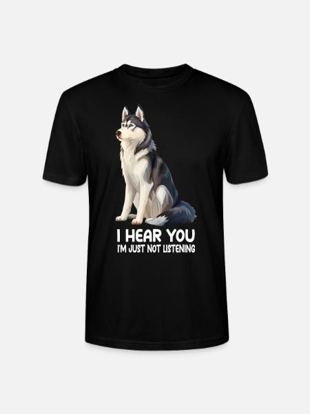 Husky - Stanley/Stella Unisex Bio-T-Shirt CRAFTER - Schwarz