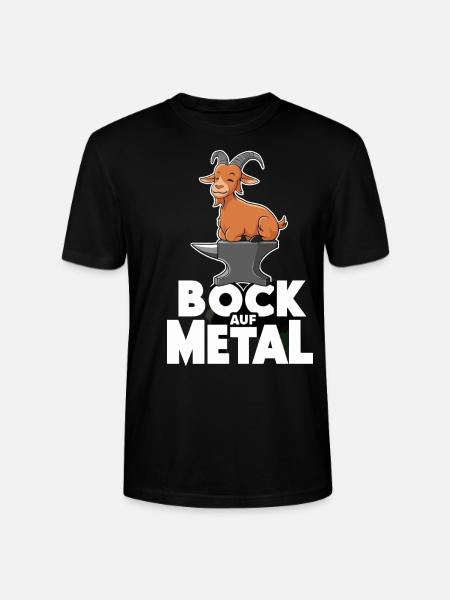 Bock auf Metal - Stanley/Stella Unisex Bio-T-Shirt CRAFTER - Schwarz
