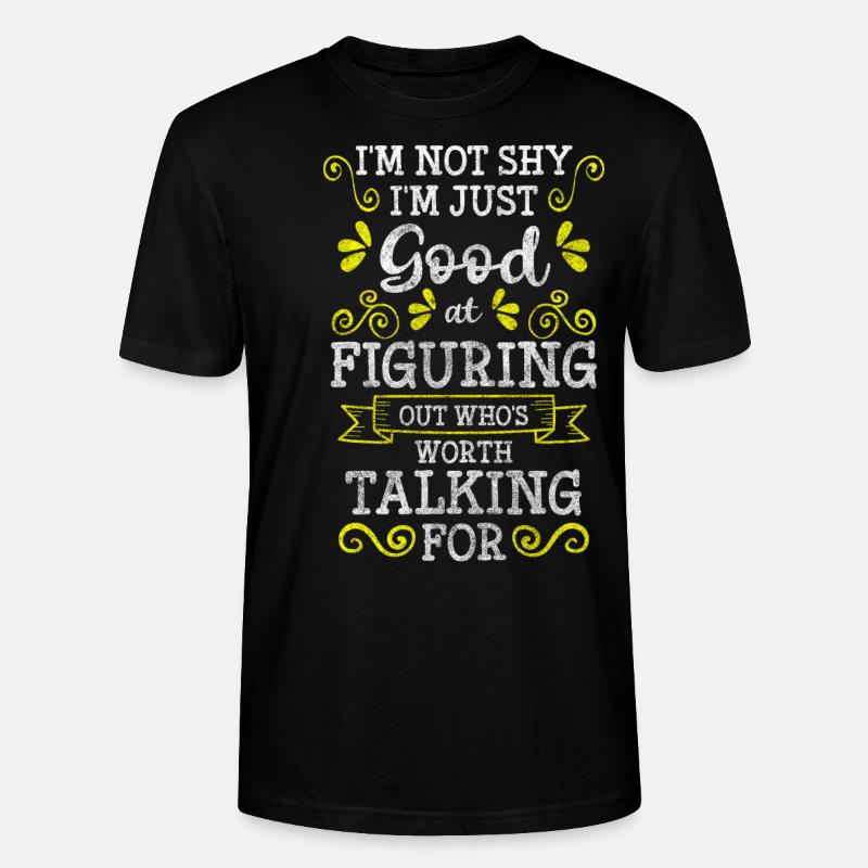 Lone wolves avoid socially thoughtful - Stanley/Stella CRAFTER Unisex Organic T-Shirt - black