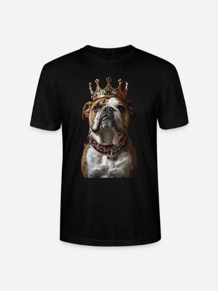 Bouledogue - T-shirt bio CRAFTER Stanley Stella Unisexe - noir