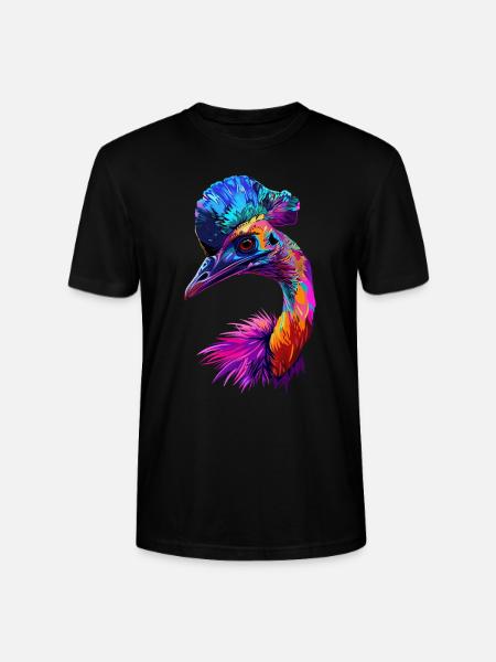 Kasuar - Stanley/Stella Unisex Bio-T-Shirt CRAFTER - Schwarz