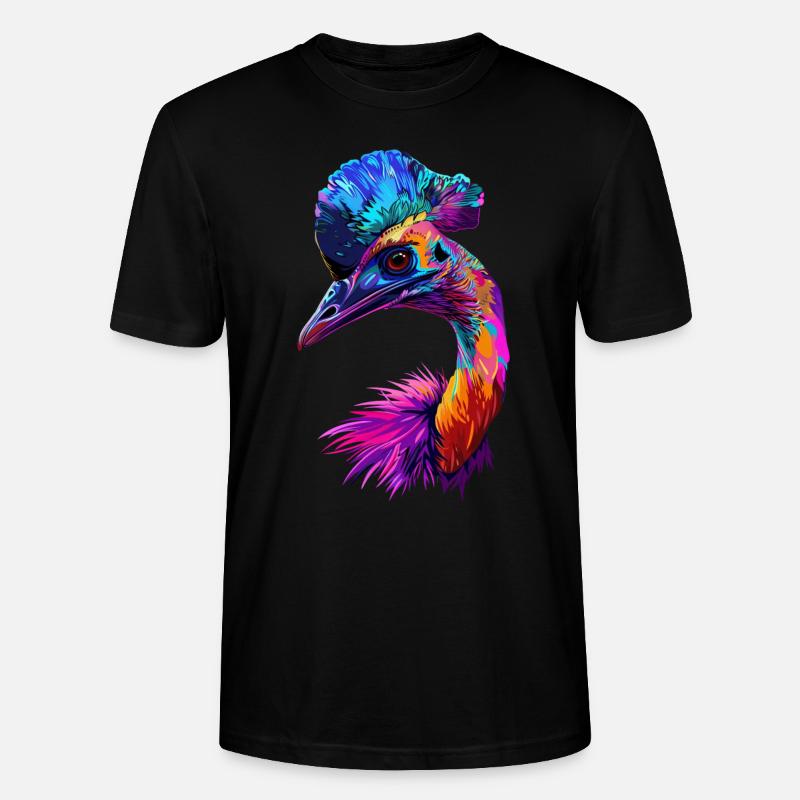 Kasuar - Stanley/Stella Unisex Bio-T-Shirt CRAFTER - Schwarz