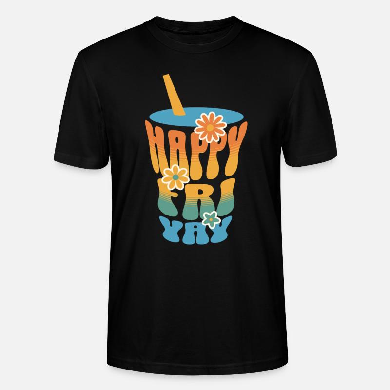 Humor Friday Lehrer-Wochenende - Stanley/Stella Unisex Bio-T-Shirt CRAFTER - Schwarz