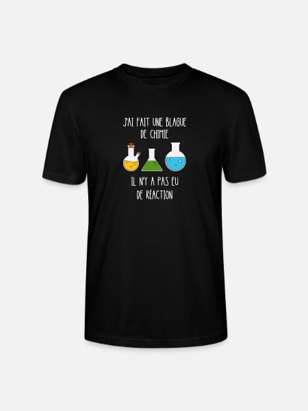 pas de réaction - T-shirt bio CRAFTER Stanley Stella Unisexe - noir