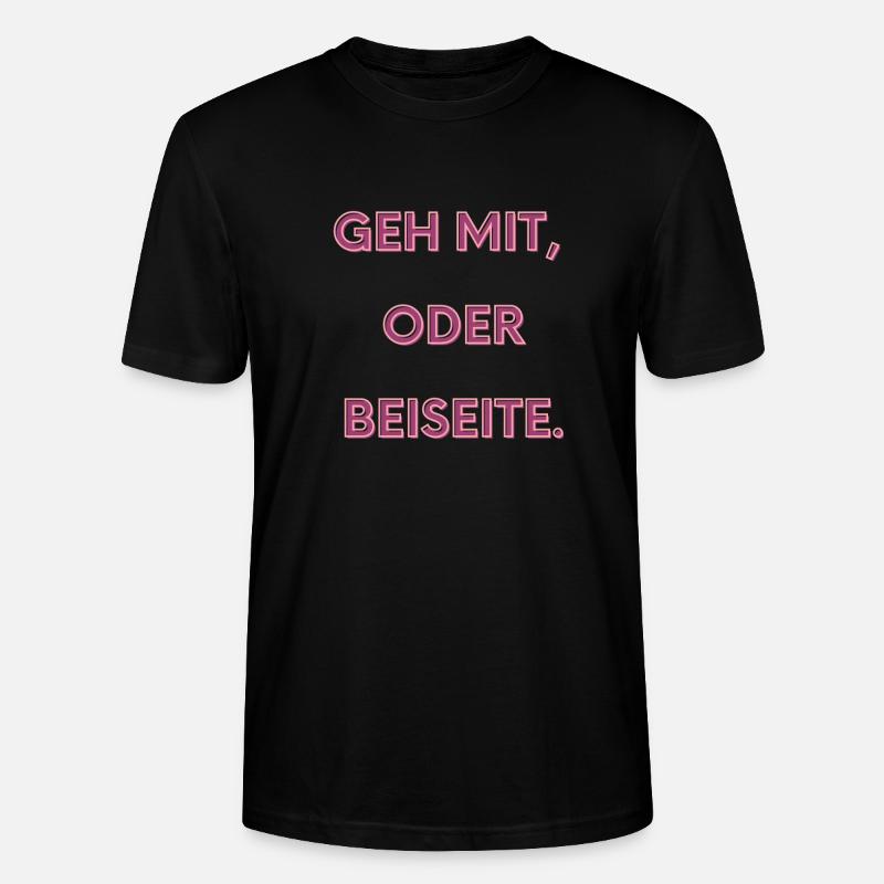 Geh mit oder beiseite - Stanley/Stella Unisex Bio-T-Shirt CRAFTER - Schwarz