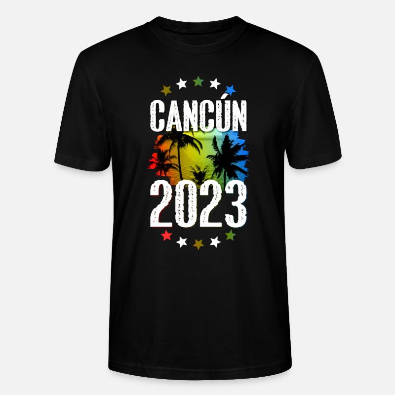Cancun 2023 - Stanley/Stella Unisex Bio-T-Shirt CRAFTER - Schwarz