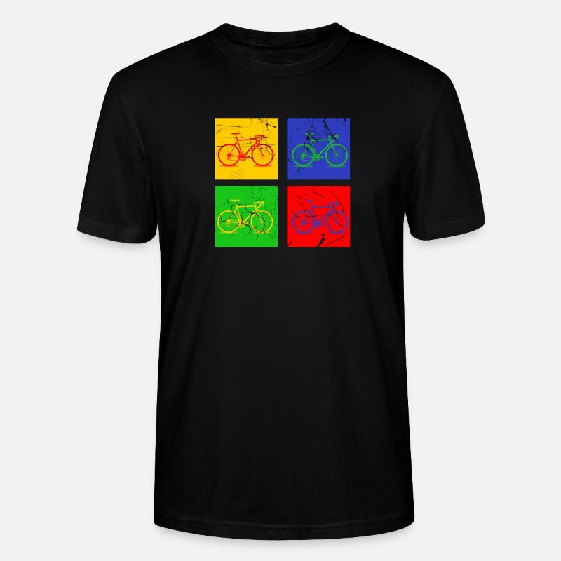 Fahrrad - Stanley/Stella Unisex Bio-T-Shirt CRAFTER - Schwarz