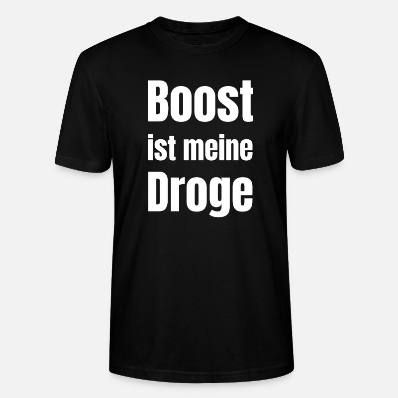 Boost est ma drogue - T-shirt bio CRAFTER Stanley Stella Unisexe - noir