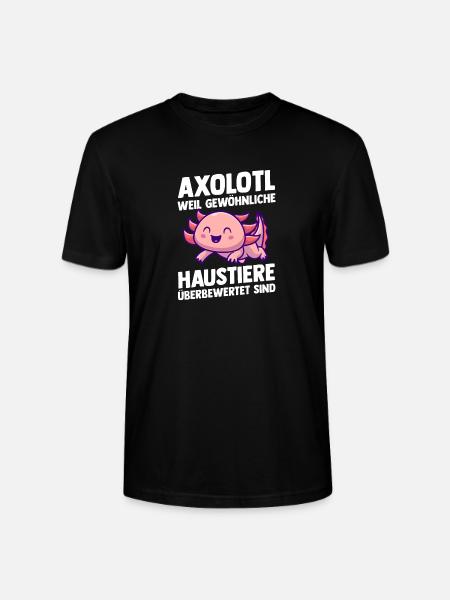 Axolotl - Stanley/Stella CRAFTER Unisex Organic T-Shirt - black