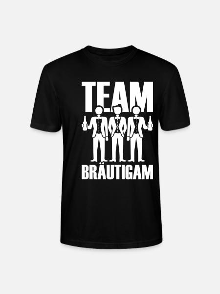 Team Bräutigam Polterhochzeit - Stanley/Stella Unisex Bio-T-Shirt CRAFTER - Schwarz